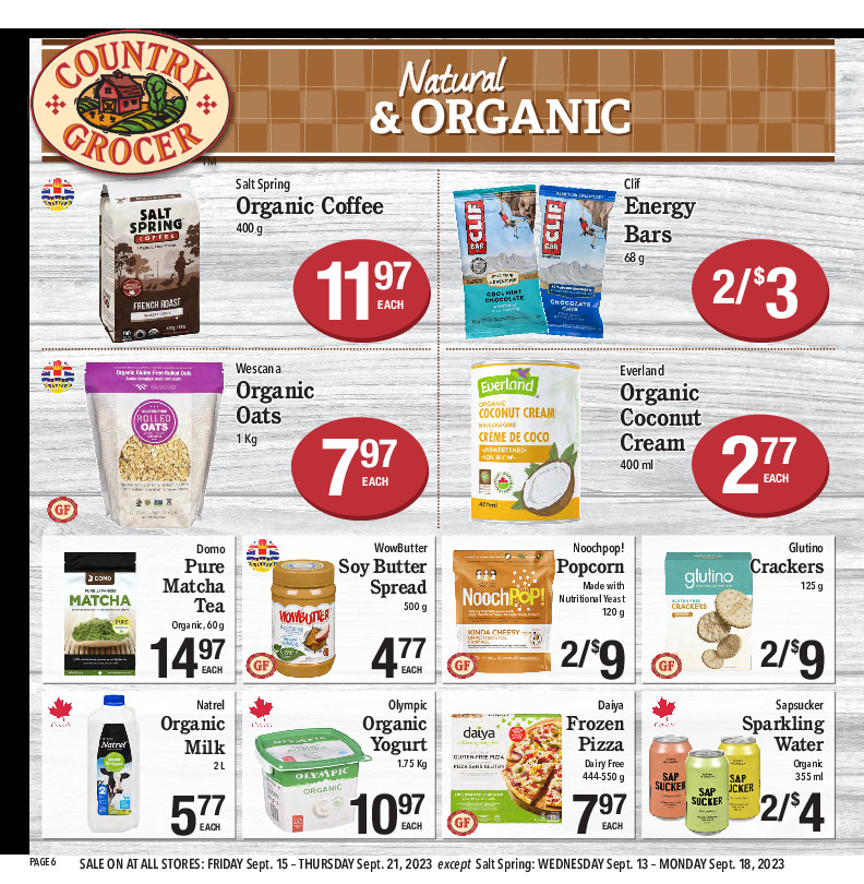 Country Grocer Flyer for Nanaimo Bowen Road - Groceries On Sale This Week