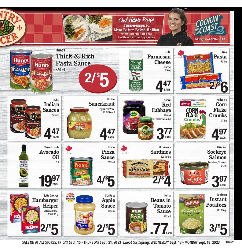 Country Grocer Flyer for Nanaimo Bowen Road - Groceries On Sale This Week