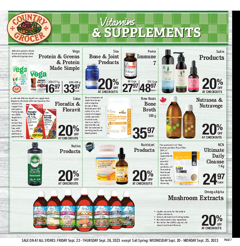 Vitamins & Supplements