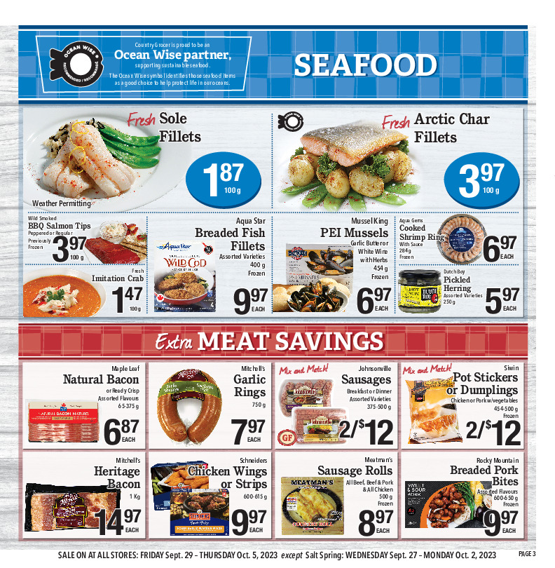 Seafood
