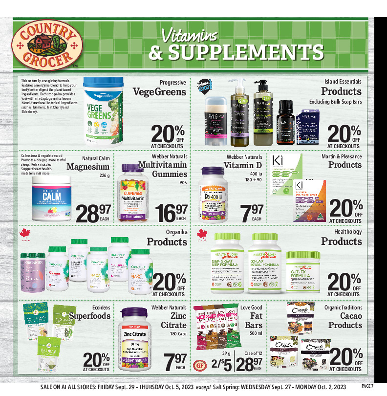 Vitamins & Supplements