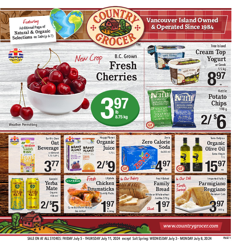 Country Grocer Flyer for Cedar - Country Grocer