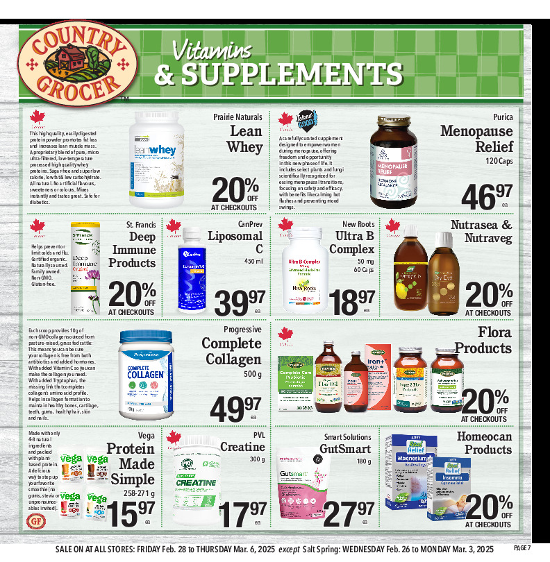 Vitamins & Supplements