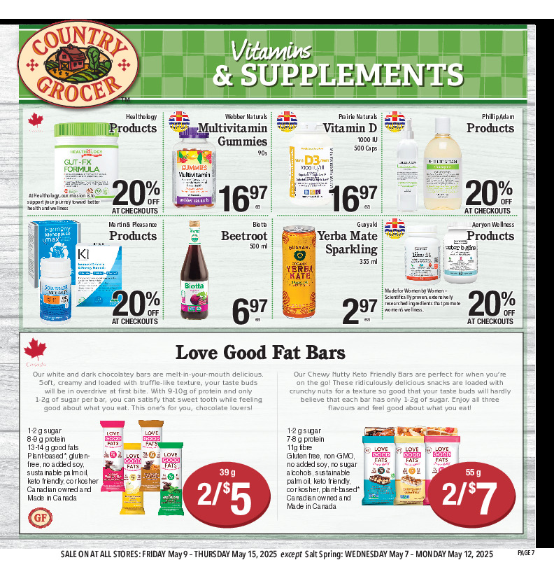 Vitamins & Supplements