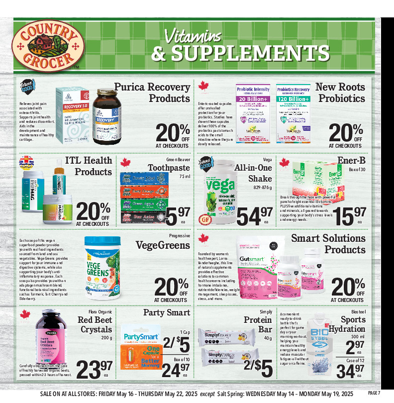 Vitamins & Supplements