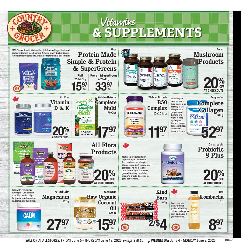 Vitamins & Supplements