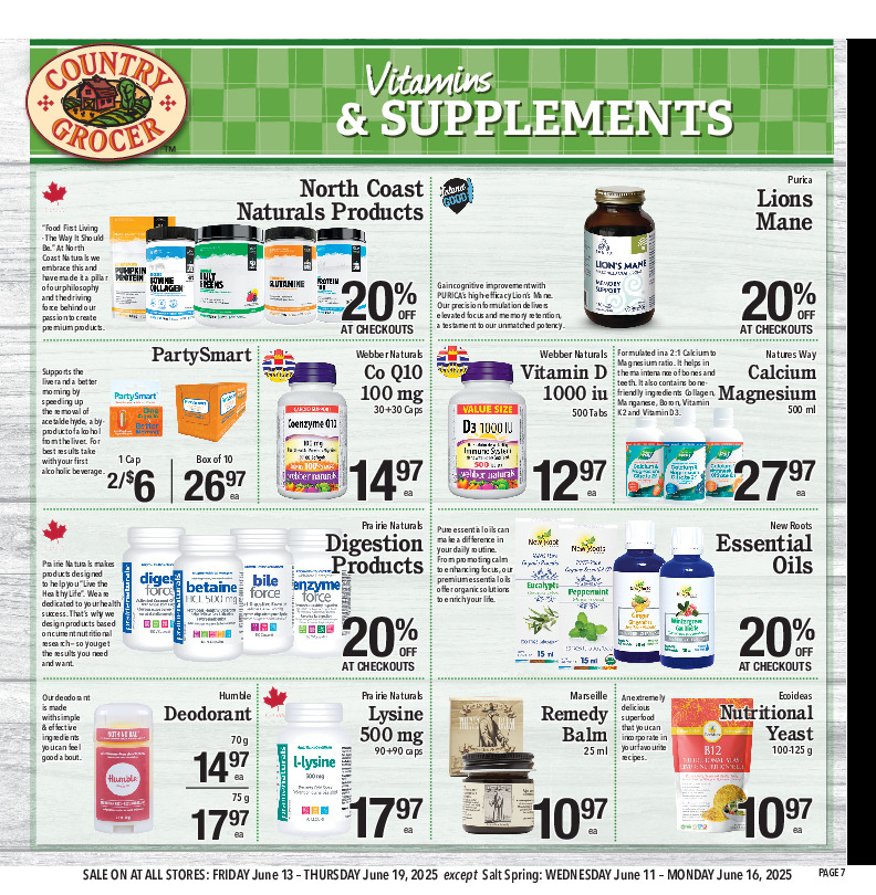Vitamins & Supplements