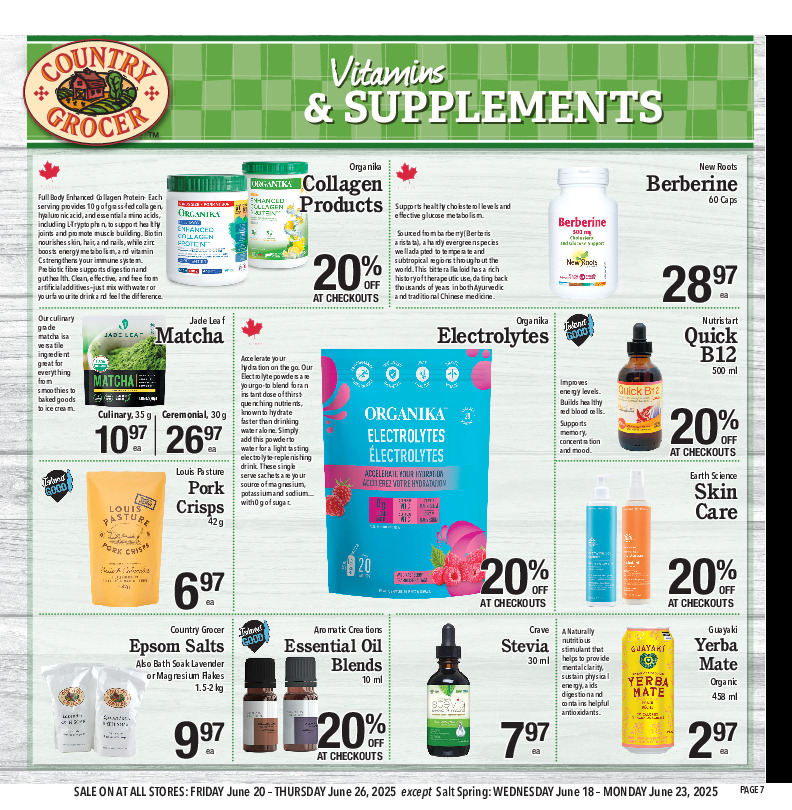 Vitamins & Supplements