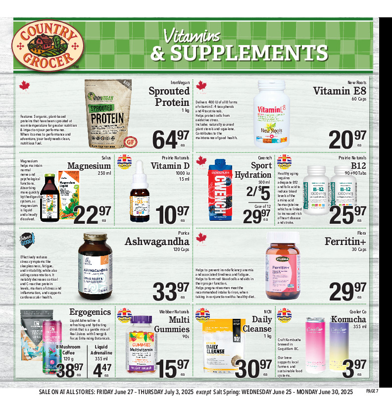 Vitamins & Supplements