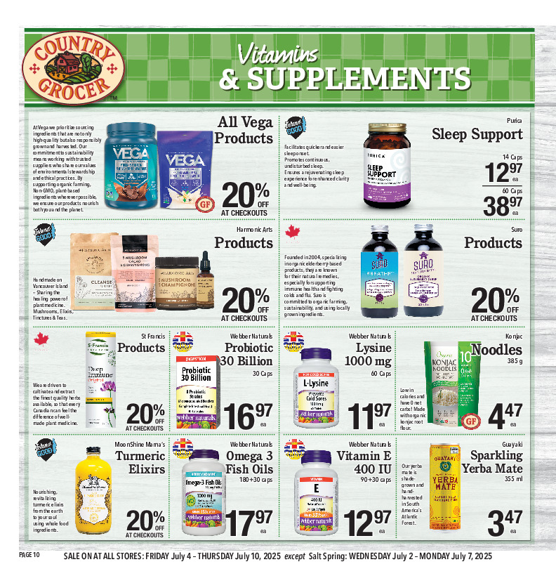 Vitamins & Supplements