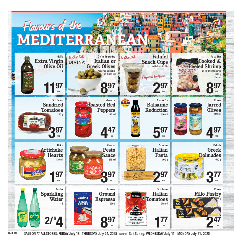 Flavours fo the Mediterranean