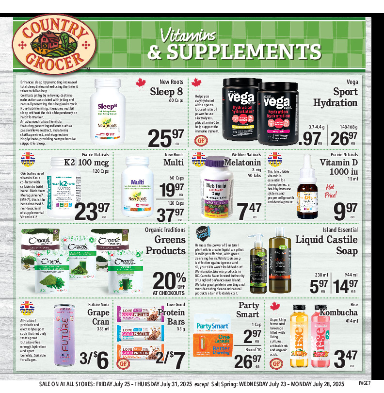Vitamins & Supplements