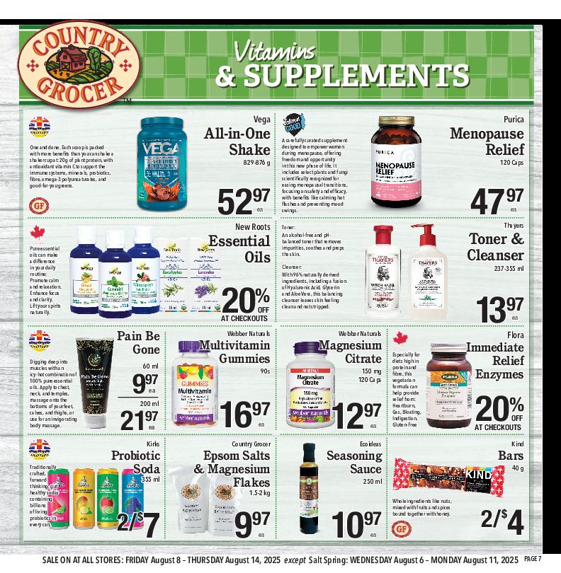 Vitamins & Supplements