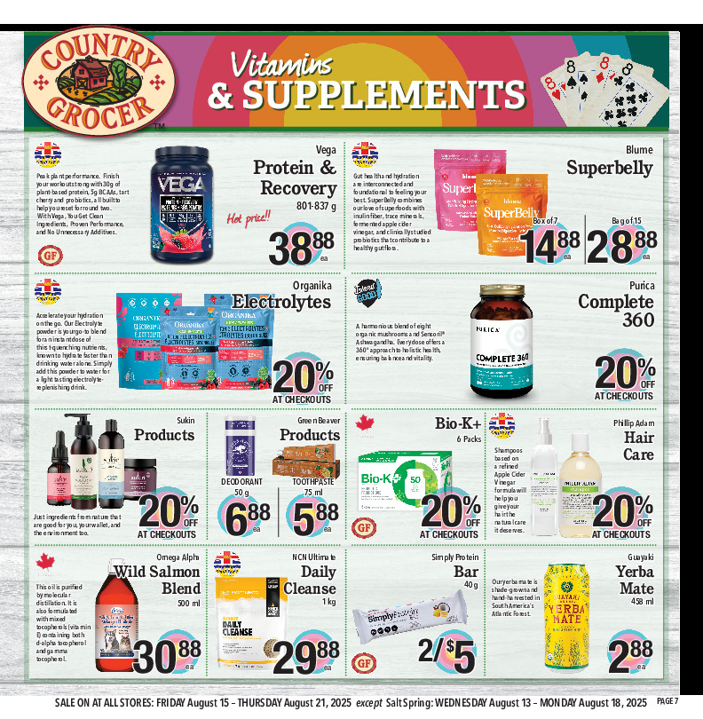 Vitamins & Supplements