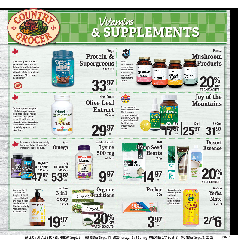 Vitamins & Supplements