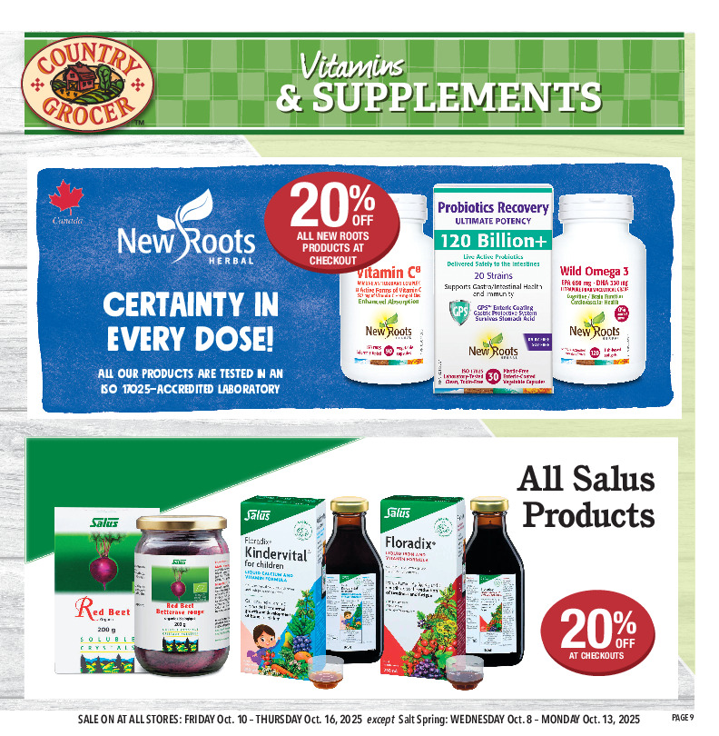 Vitamins & Supplements