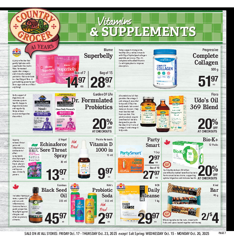 Vitamins & Supplements