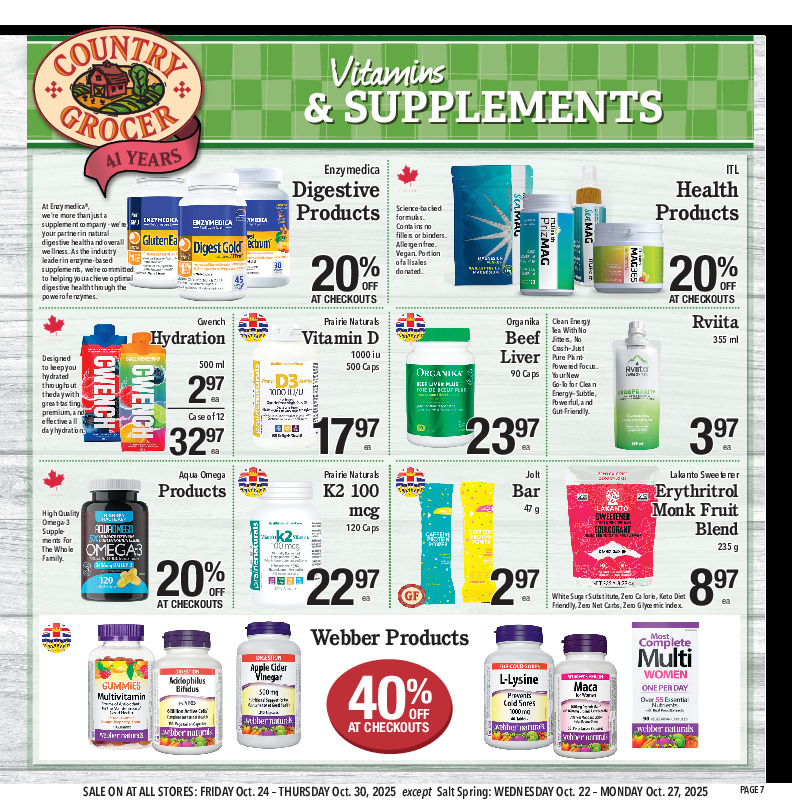 Vitamins & Supplements