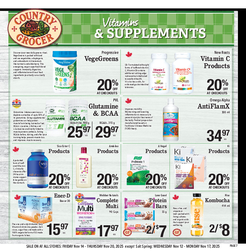 Vitamins & Supplements