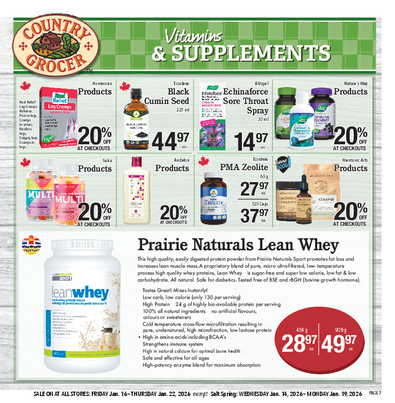 Vitamins & Supplements