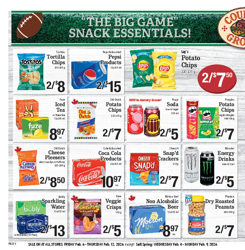 The Big Game Snack Essentials!