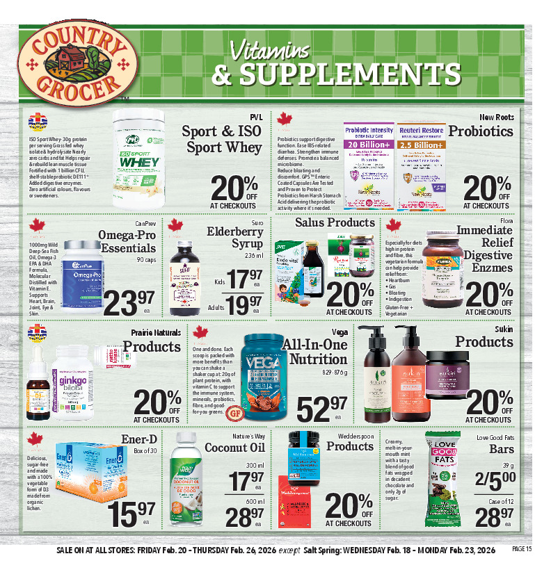 Vitamins & Supplements