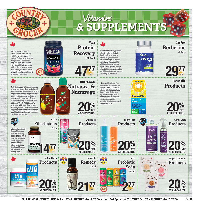 Vitamins & Supplements