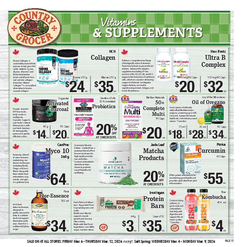 Vitamins & Supplements