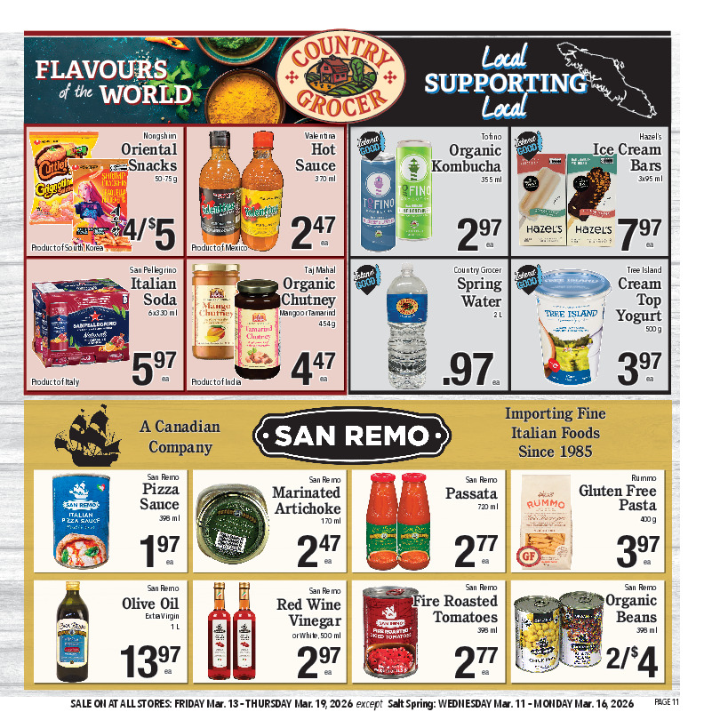 Flavours of the World