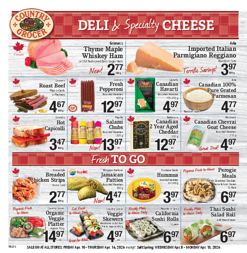 Deli & Specialty Cheese
