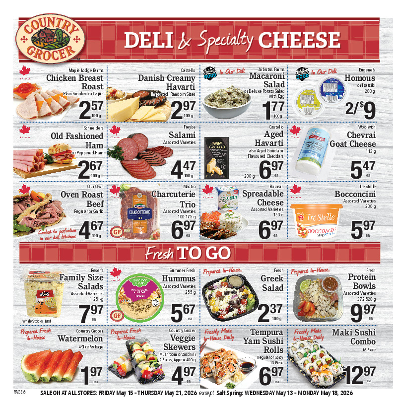 Deli & Specialty Cheese
