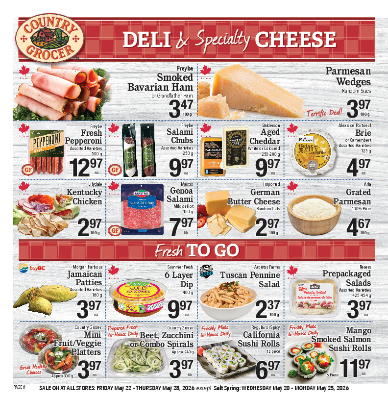 Deli & Specialty Cheese