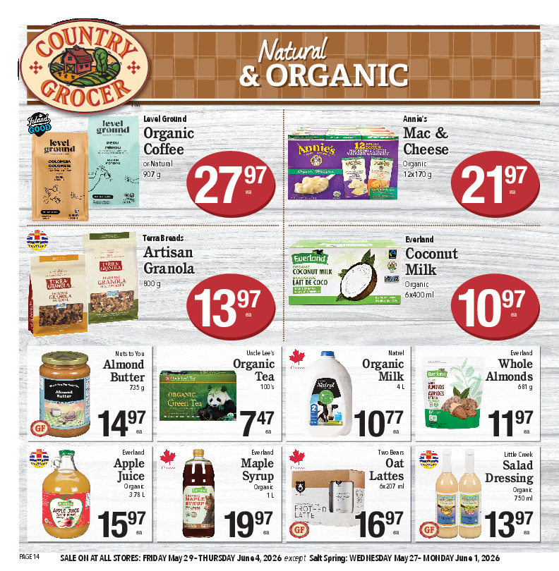 Natural & Organic