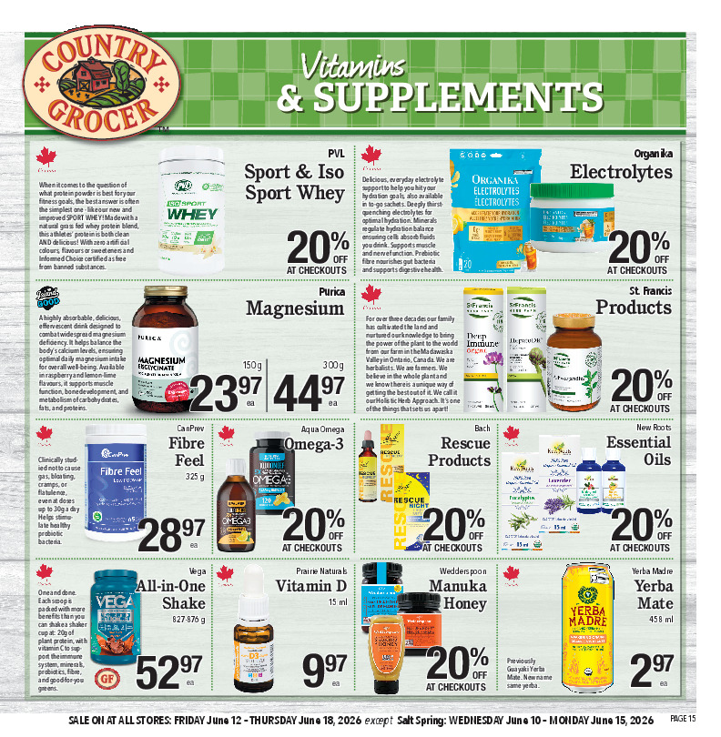 Vitamins & Supplements