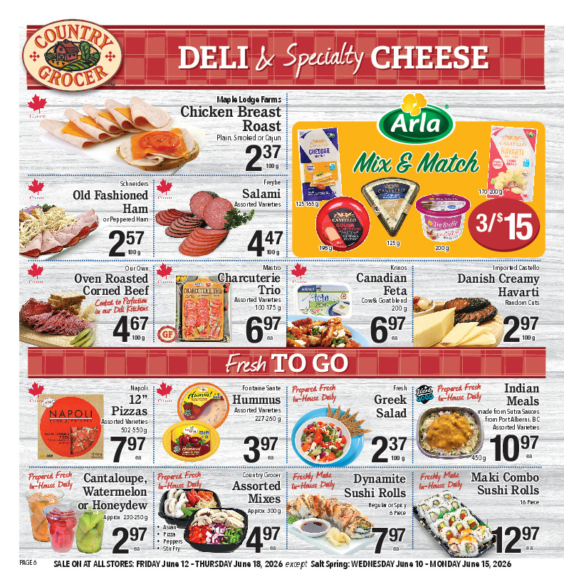 Deli & Specialty Cheese