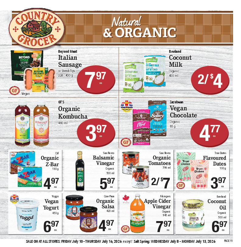 Natural & Organic