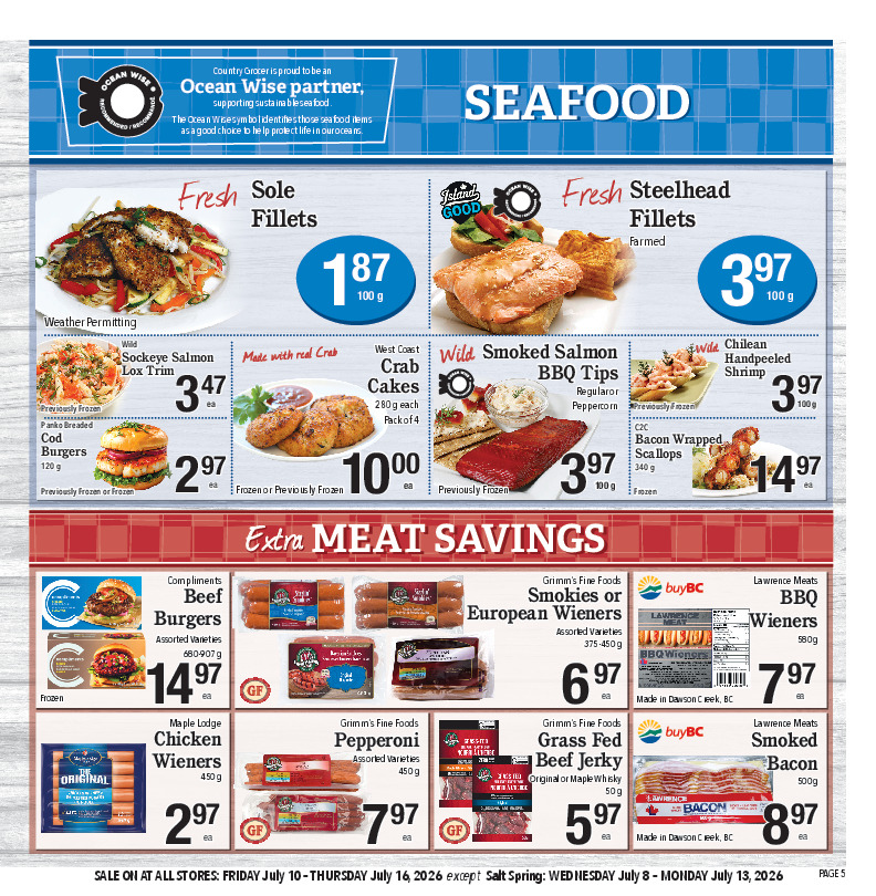 Seafood