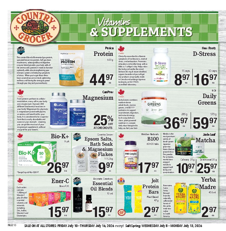 Vitamins & Supplements
