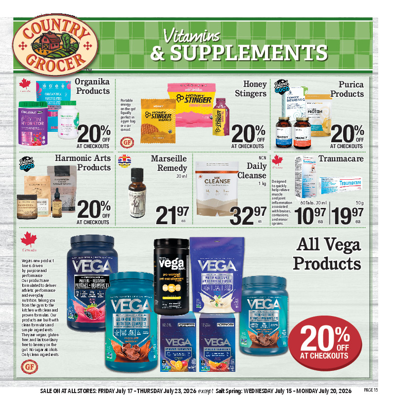 Vitamins & Supplements