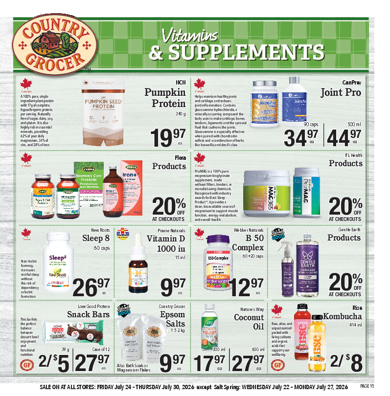 Vitamins & Supplements