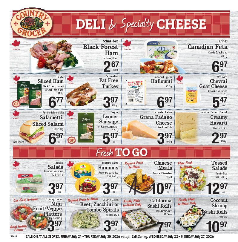 Deli & Specialty Cheese