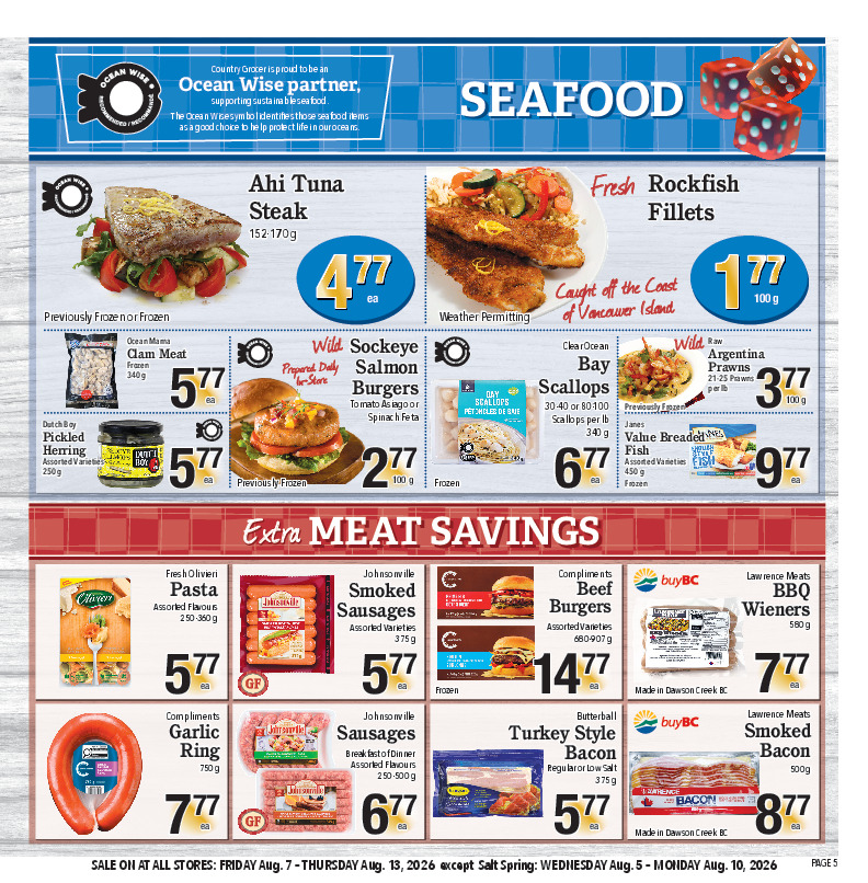 Seafood