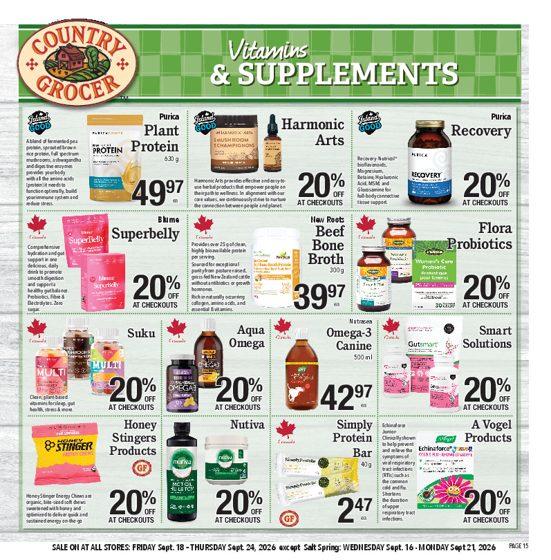 Vitamins & Supplements