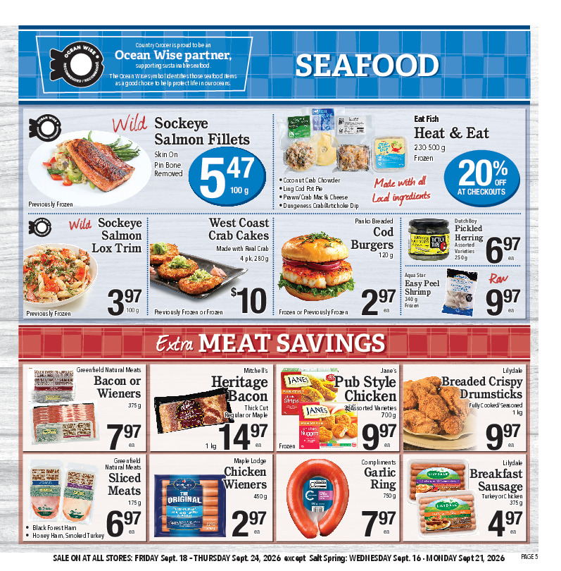 Seafood