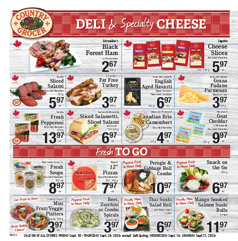Deli & Specialty Cheese