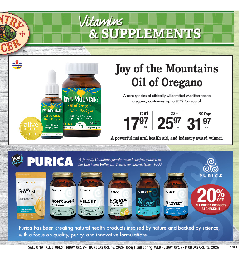Vitamins & Supplements