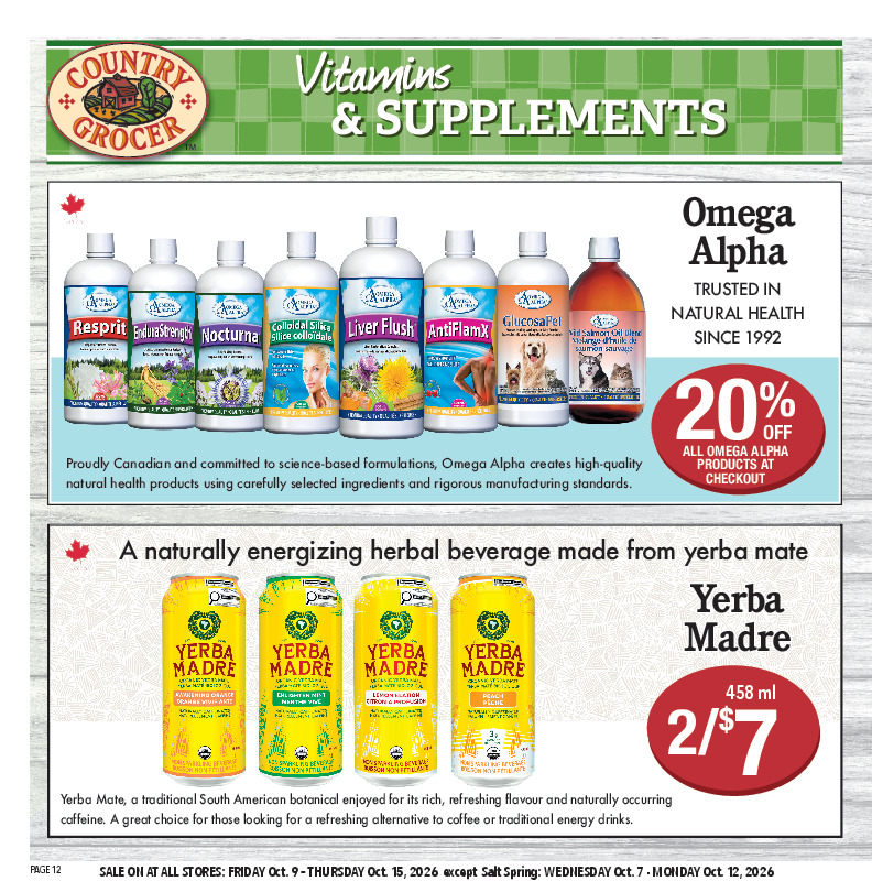 Vitamins & Supplements