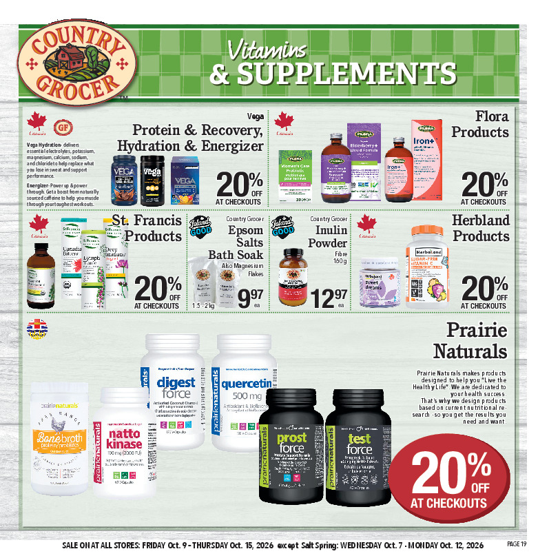 Vitamins & Supplements