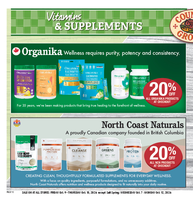 Vitamins & Supplements