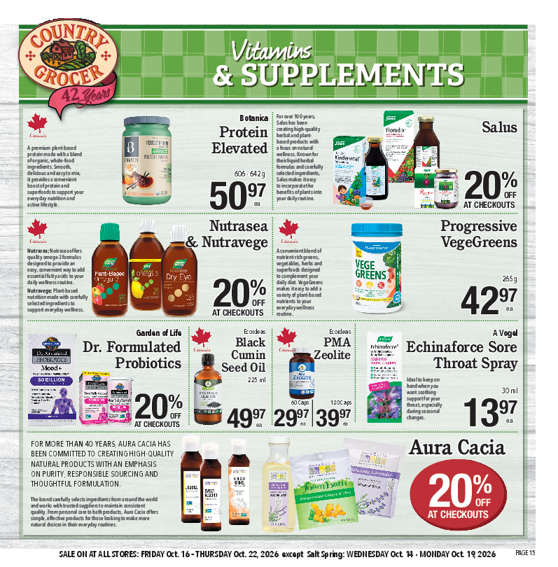 Vitamins & Supplements